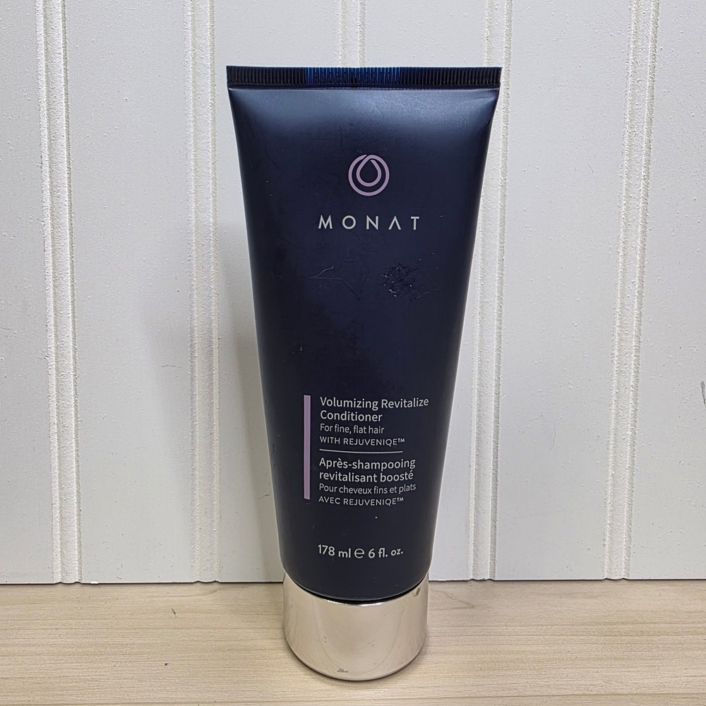 Monat Volumizing Revitalize Conditioner for Fine Flat Hair with Rejuveniqe 6oz